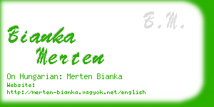 bianka merten business card